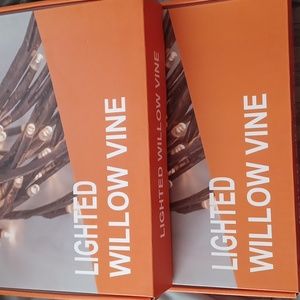 Lighted Willow Vine set of 2